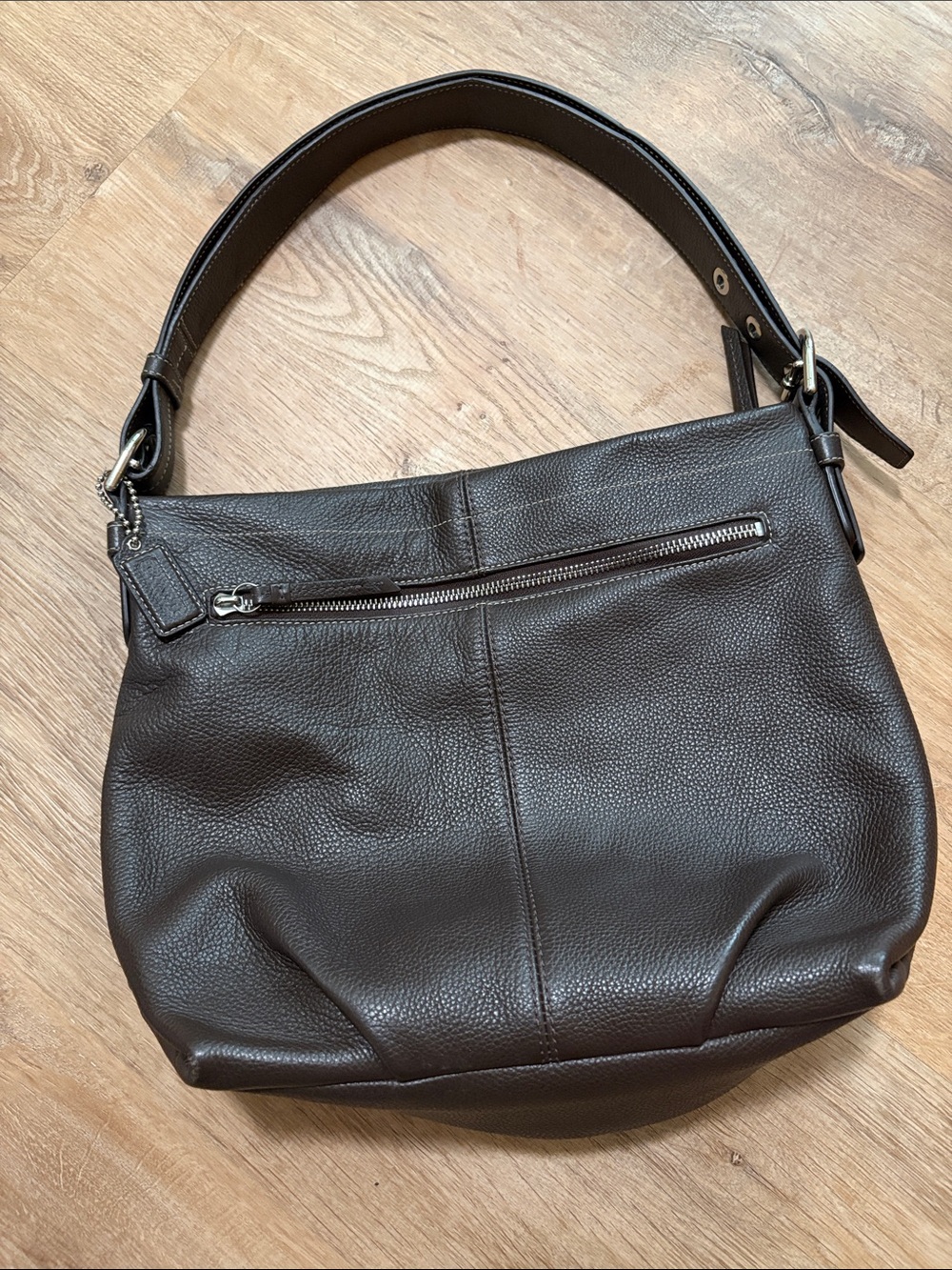 COACH Y2K Soho Crossbody Bag Brown Pebble Leather Purse